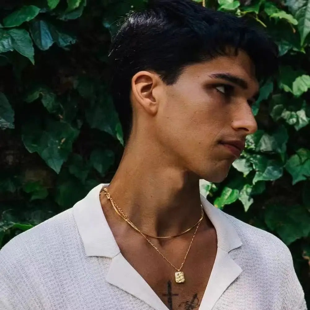 Simple Stainless Steel Box Chain Necklace