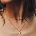 Simple Stainless Steel Box Chain Necklace