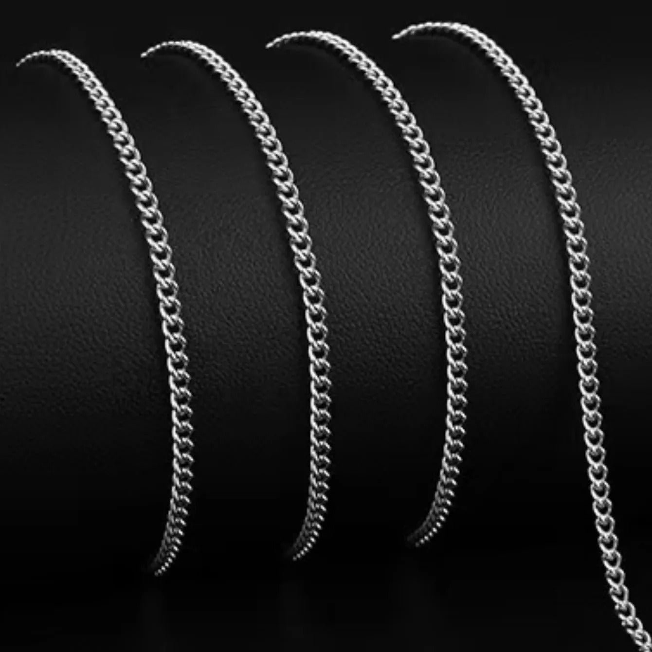 3mm Men's Cuban Chain Necklace