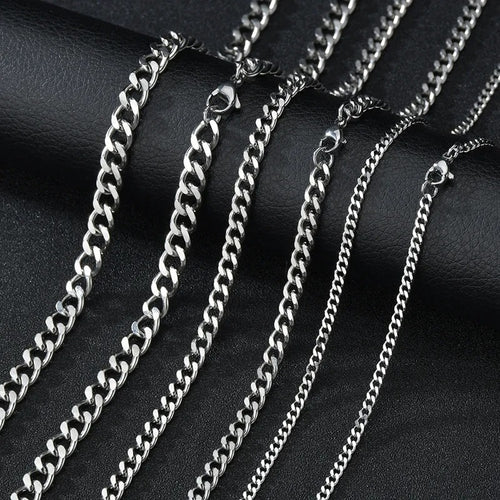 3mm Men's Cuban Chain Necklace